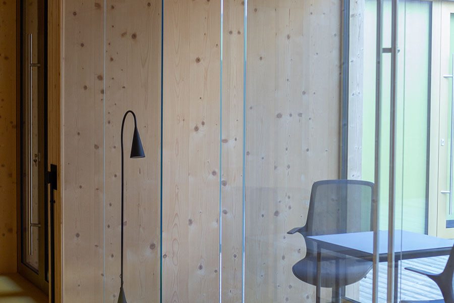 Glasvägg rumsavdelare